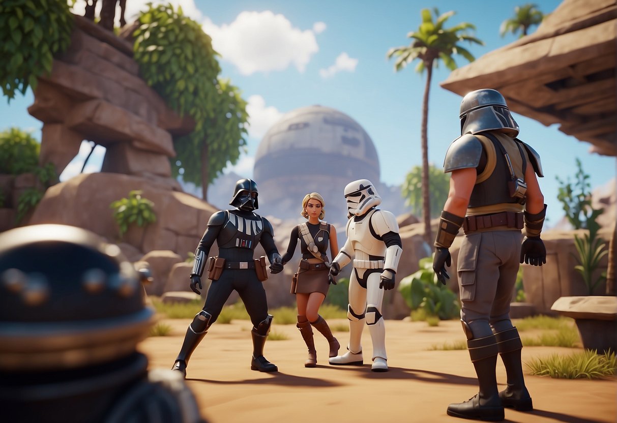 The Fortnite universe collides with Star Wars in a May crossover event