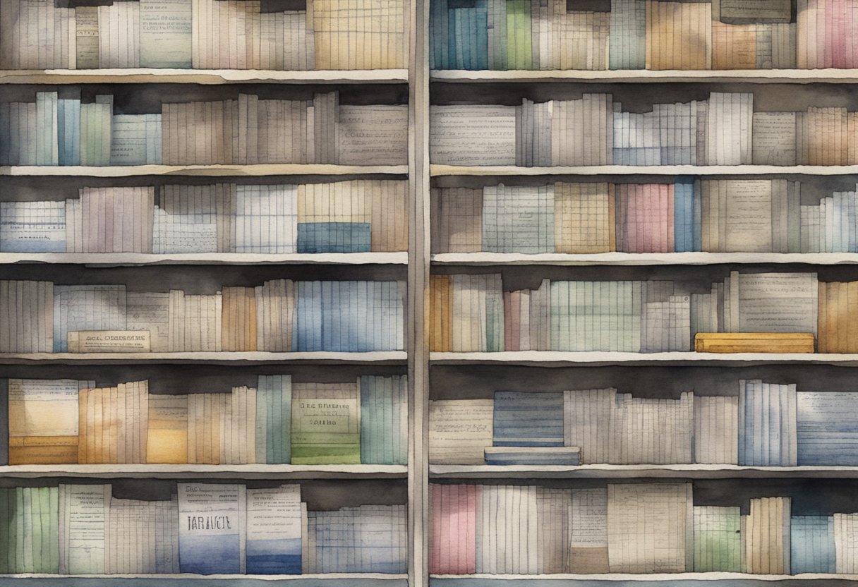 A collection of newspaper titles displayed on a shelf, each with a unique font and design to represent distinct identities