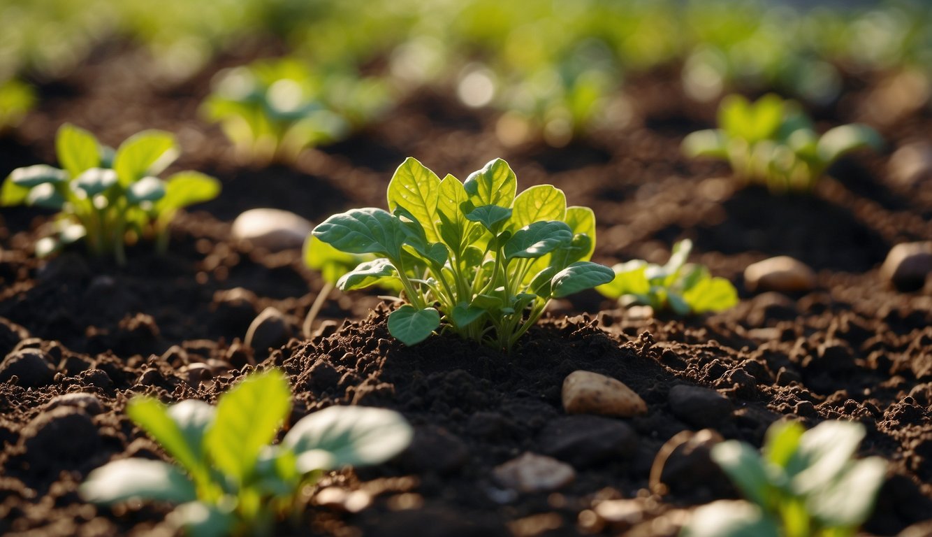 Potato plants thrive in well-drained, loose soil with plenty of sunlight. Mulch around the plants to retain moisture and control weeds. Use organic fertilizers to promote healthy growth
