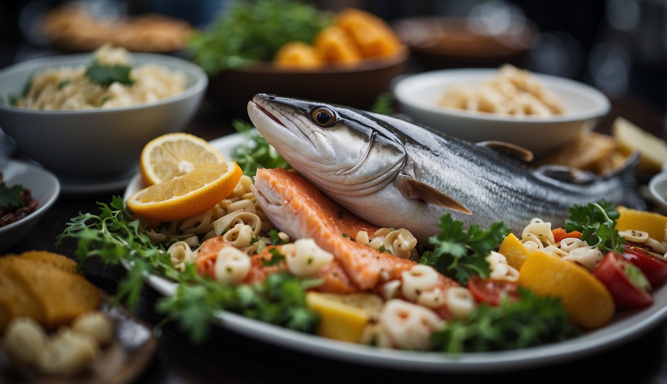 Marine mammals dine on a variety of gourmet diets, including fish, squid, and crustaceans, showcasing their diverse culinary preferences