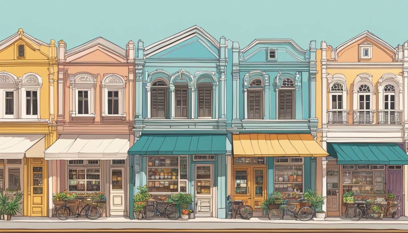 Colorful storefronts line the bustling street, with tantalizing aromas wafting from open kitchen windows. A diverse array of cuisines beckon food enthusiasts to savor Joo Chiat's culinary delights