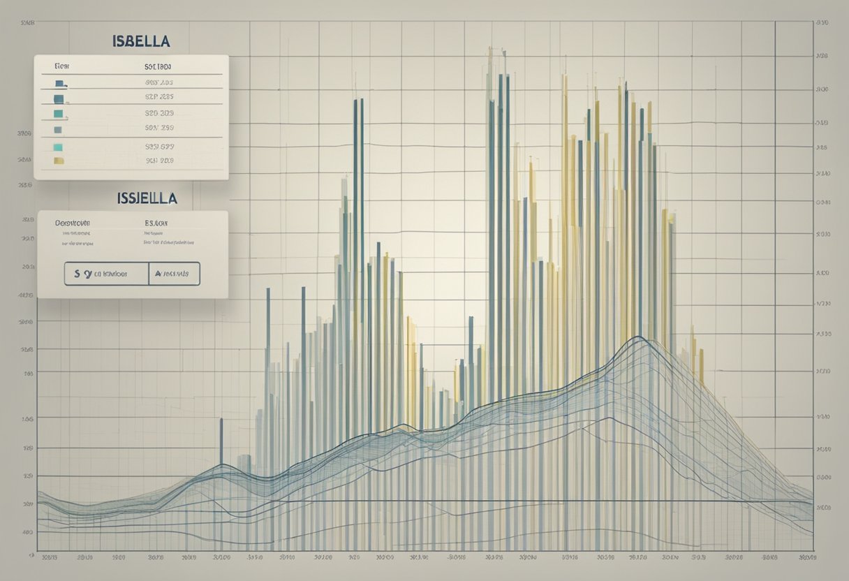 Isabella rising on baby name charts, graph shows upward trend