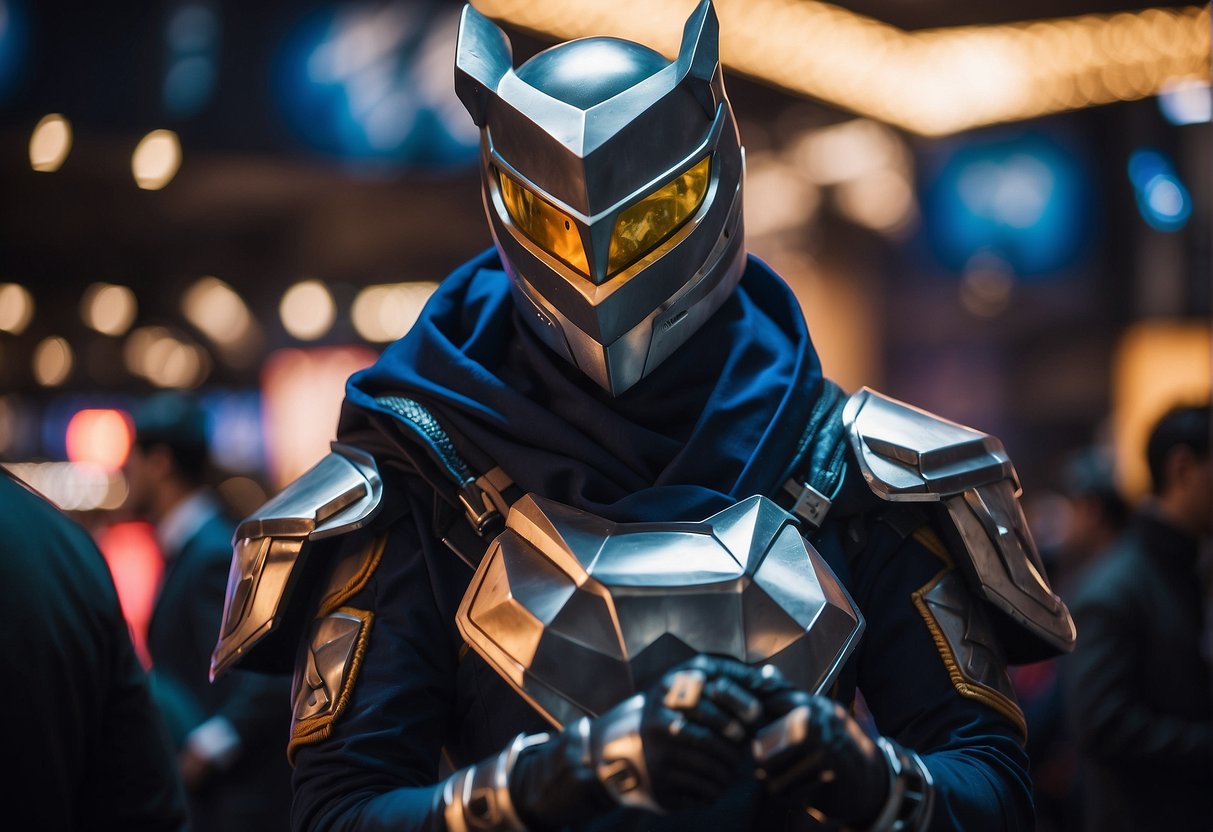 Dedicated cosplayers portraying eSports game characters