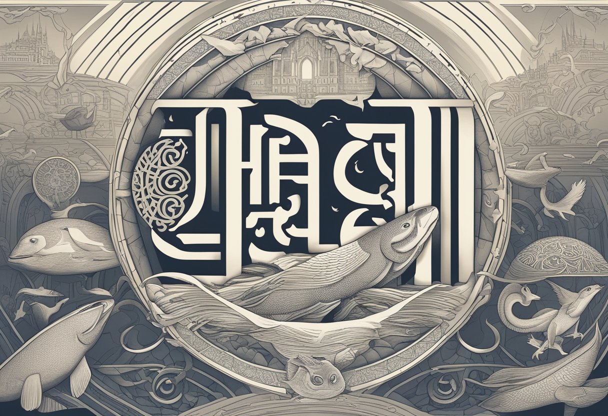 Jonah's name written in various languages, surrounded by symbols of different cultures