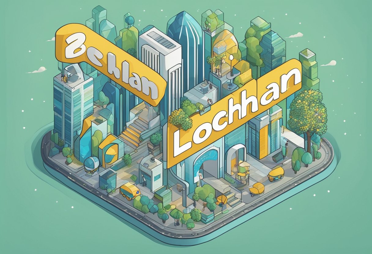 Lochlan baby name trending globally, illustrated with cultural symbols and diverse influences