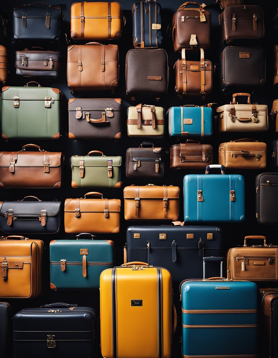 Top suitcase brands displayed with their best deals and offerings, showcasing a variety of sizes, colors, and features