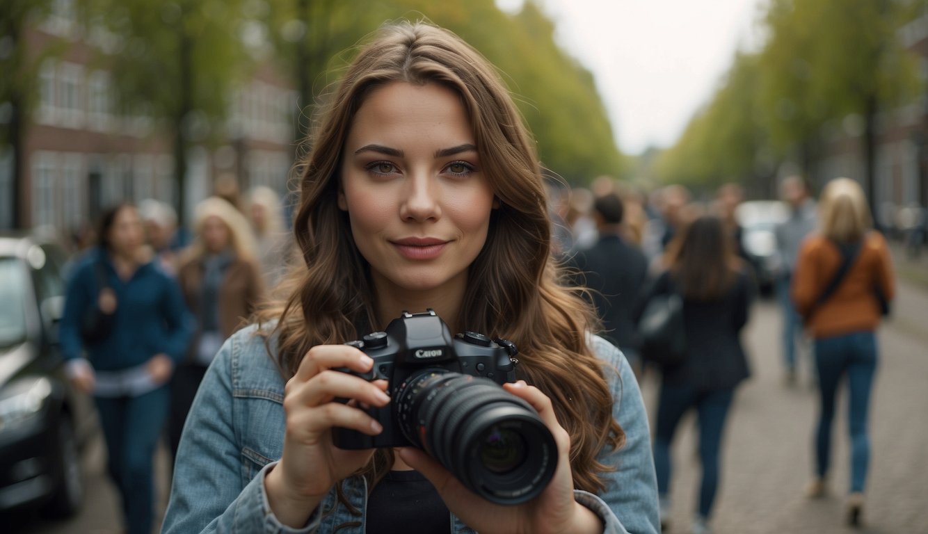 A young woman's journey begins, filming YouTube videos and pursuing acting in the Netherlands