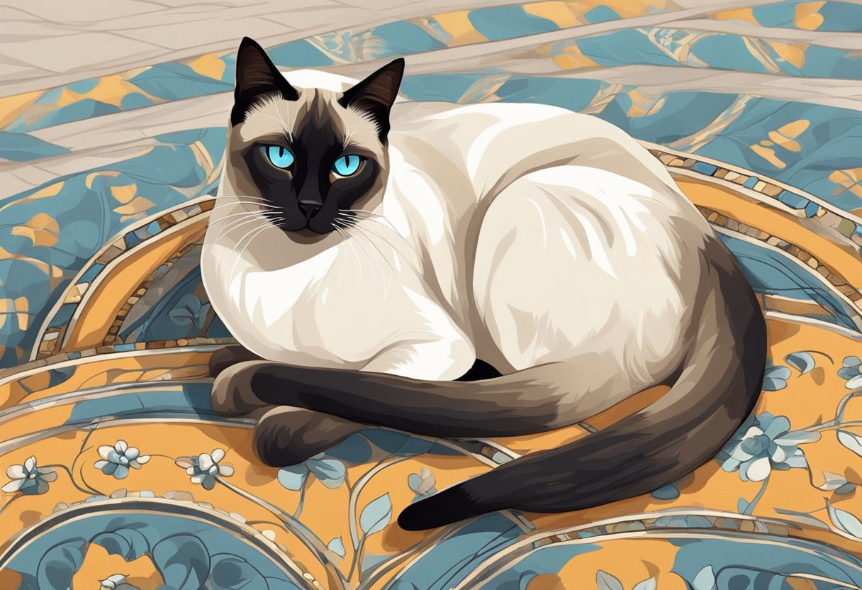 Siamese Cat with White Paws Unveiling the SockFooted Feline Overlord!