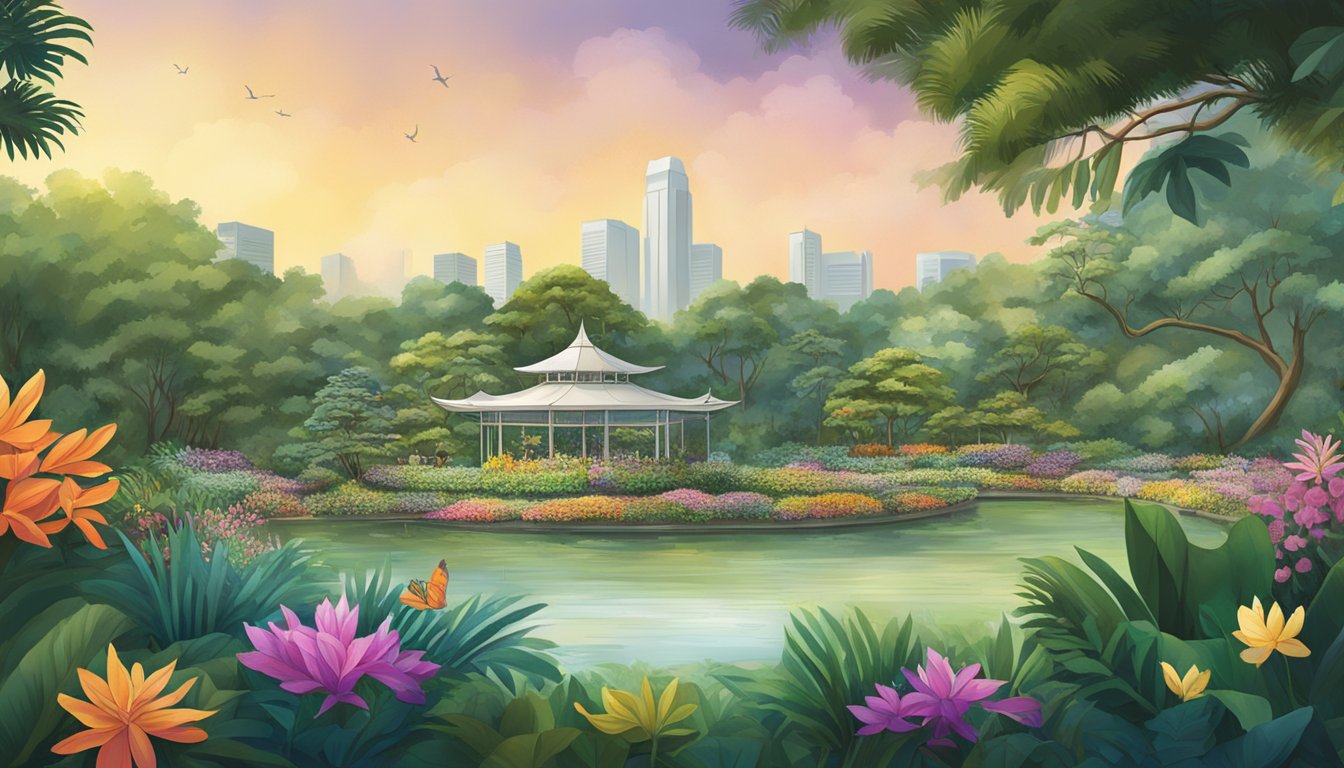 The Singapore Botanic Gardens come alive with vibrant events and festivals, showcasing the beauty of nature and the excitement of cultural celebrations