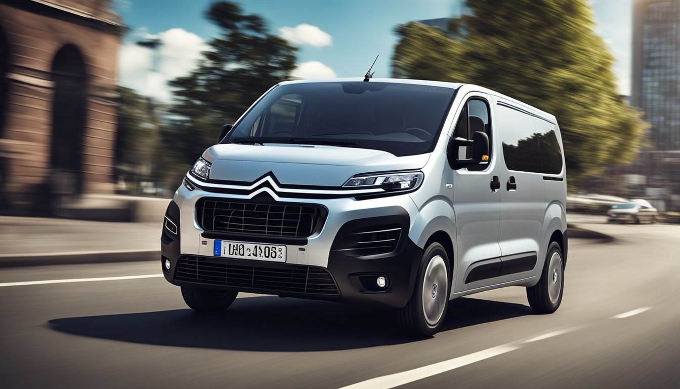 A detailed illustration of the Citroën Jumper, showcasing its versatility as an ideal transporter for both commercial and leisure use