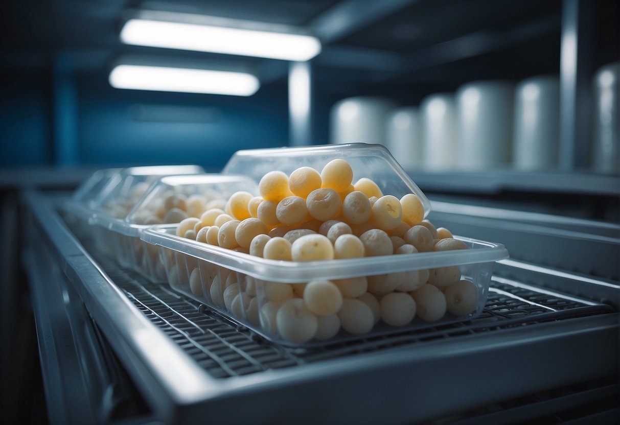 A pile of frozen embryos sits in a cold storage facility, their fate uncertain. Should they be considered children?
