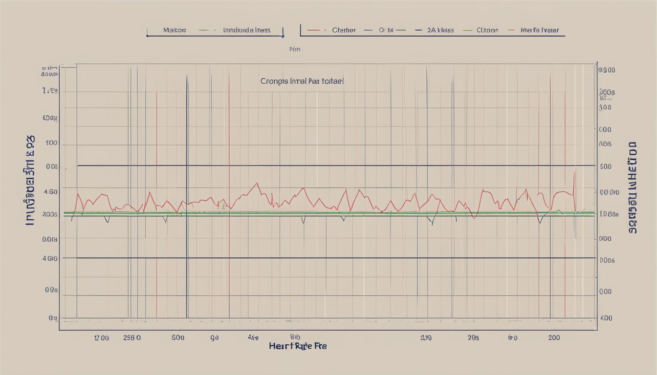 A heart rate chart with age categories and corresponding normal heart rates displayed clearly