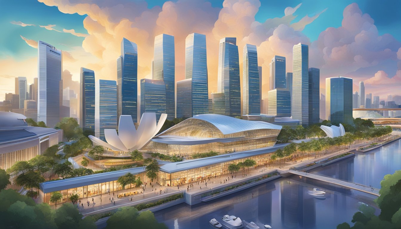 The Singapore City Gallery features vibrant cityscapes, interactive exhibits, and immersive displays showcasing the city's rich history and future developments