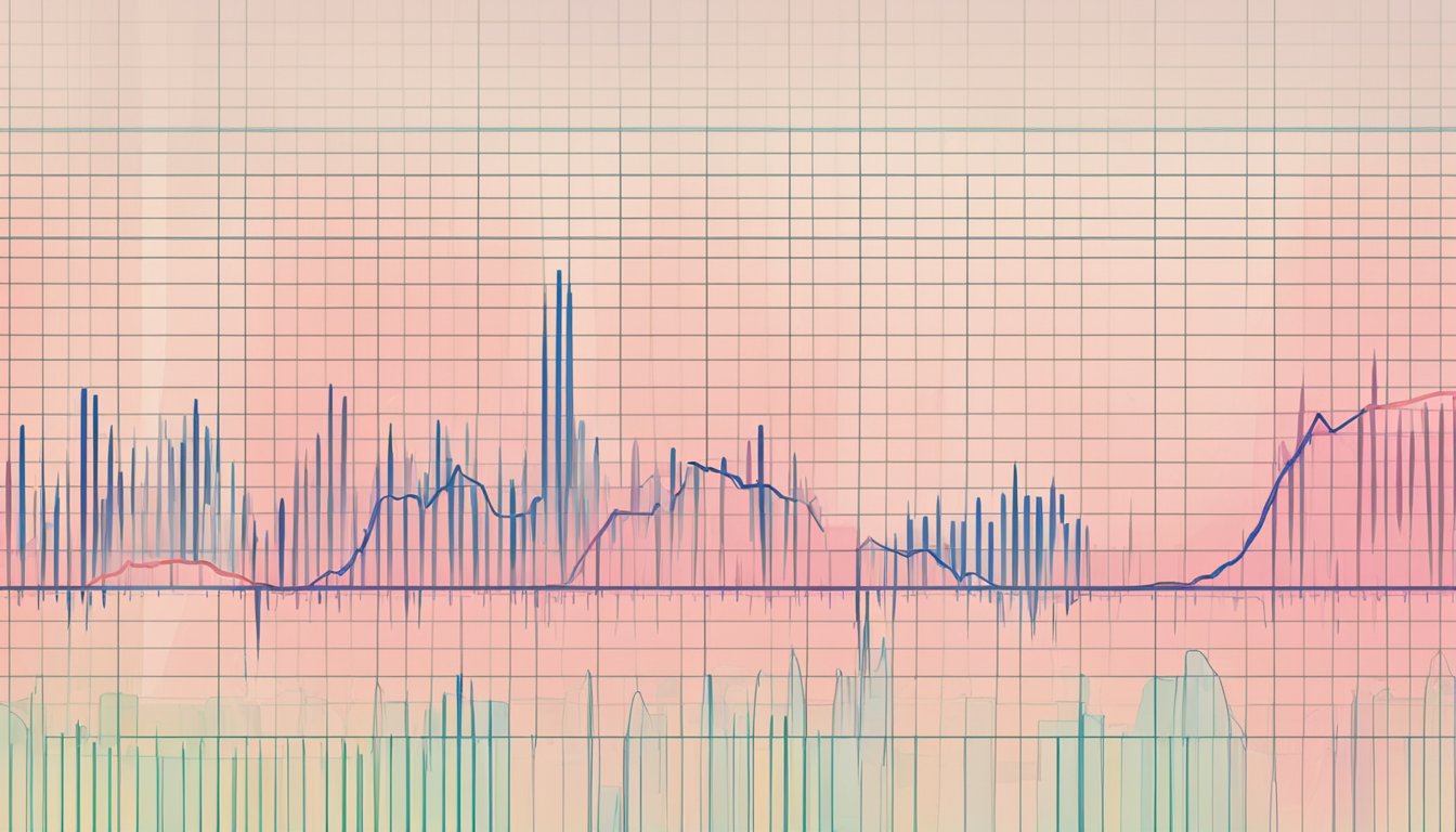 A woman's heart rate spikes dangerously, red alert