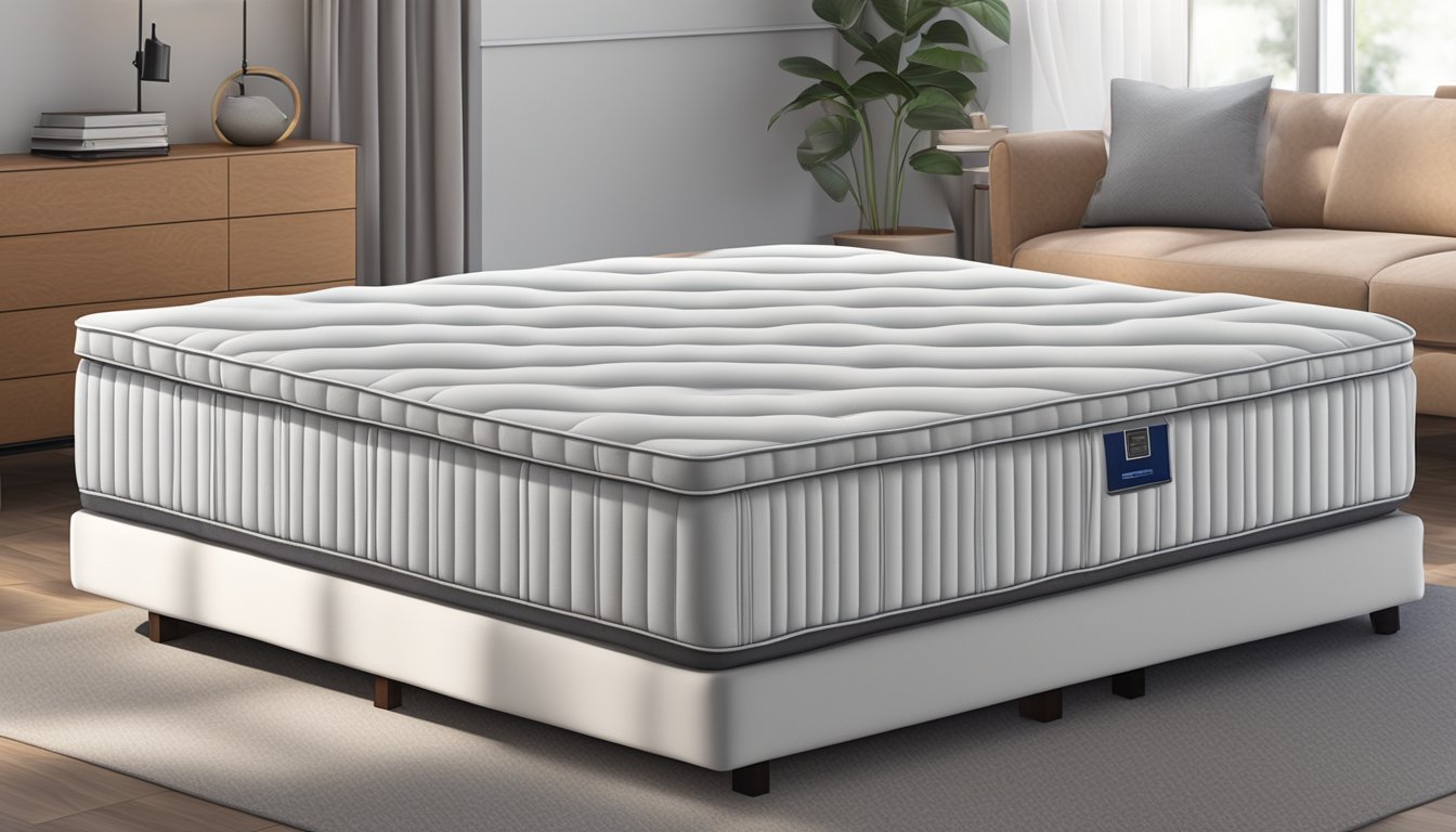 A comfortable mattress with a low price tag, surrounded by high-quality materials and construction