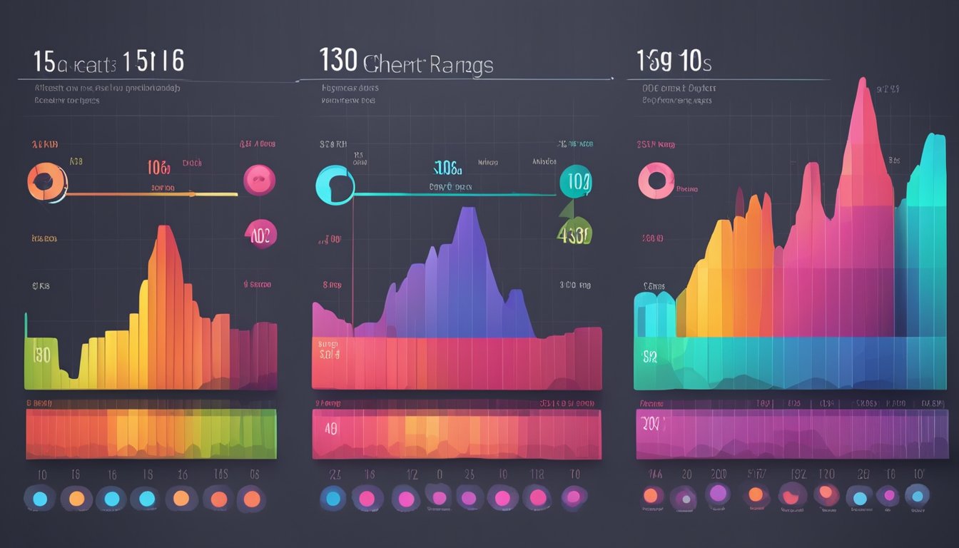 A chart showing heart rate ranges for different ages and weights