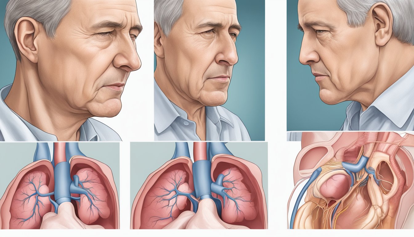 A patient exhibits signs of left-sided heart failure with pulmonary edema. Symptoms include dyspnea, cough, and crackles upon auscultation