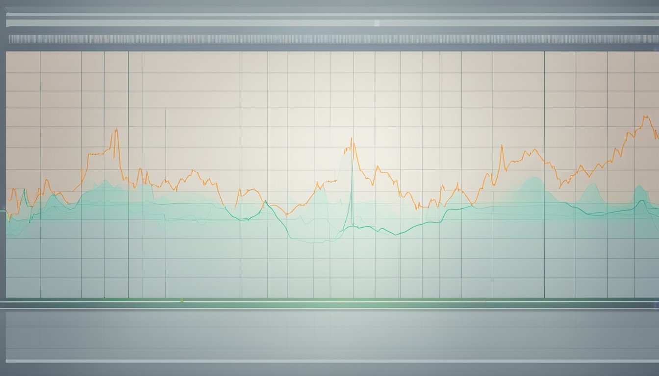 Heart rate monitor with a steady line, but a visible pulse