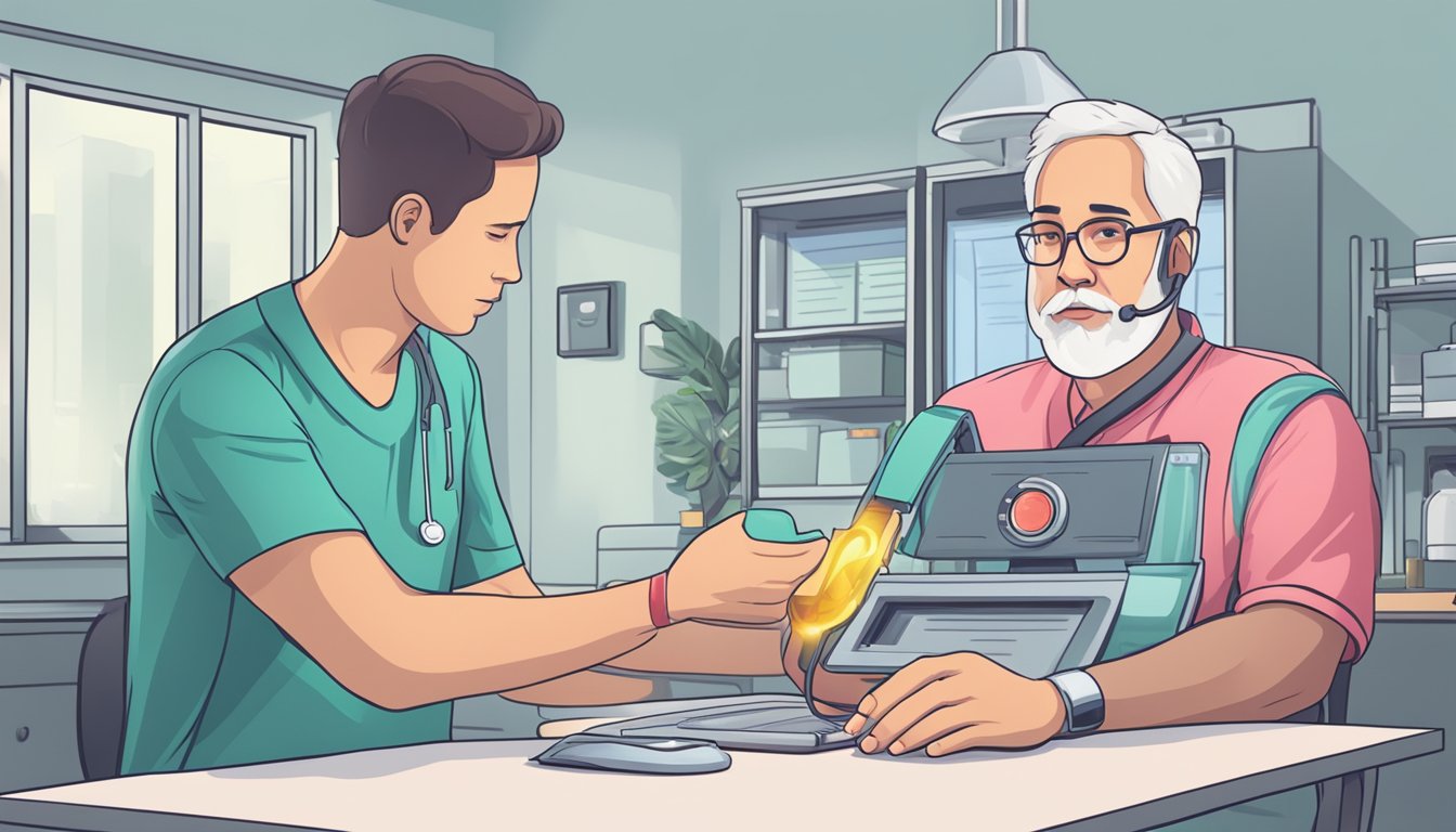 A person with low heart rate and body temp needs special care