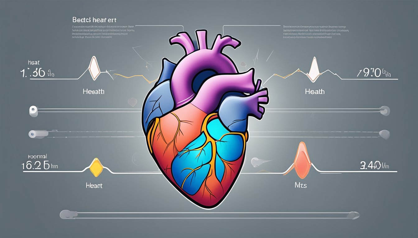A child's heart beats steadily at rest, within normal ranges. Variations may occur based on age, activity, and health