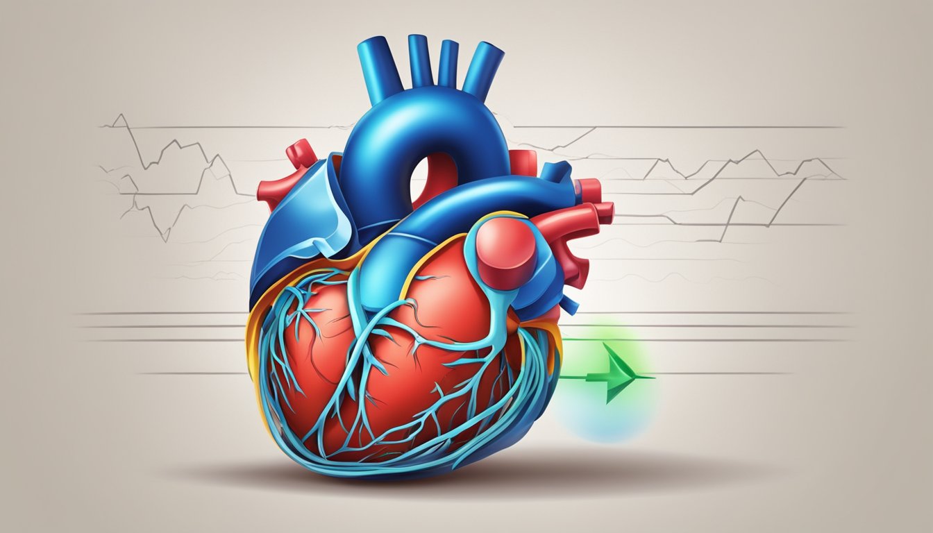 A child's heart beats steadily at rest, indicating good health