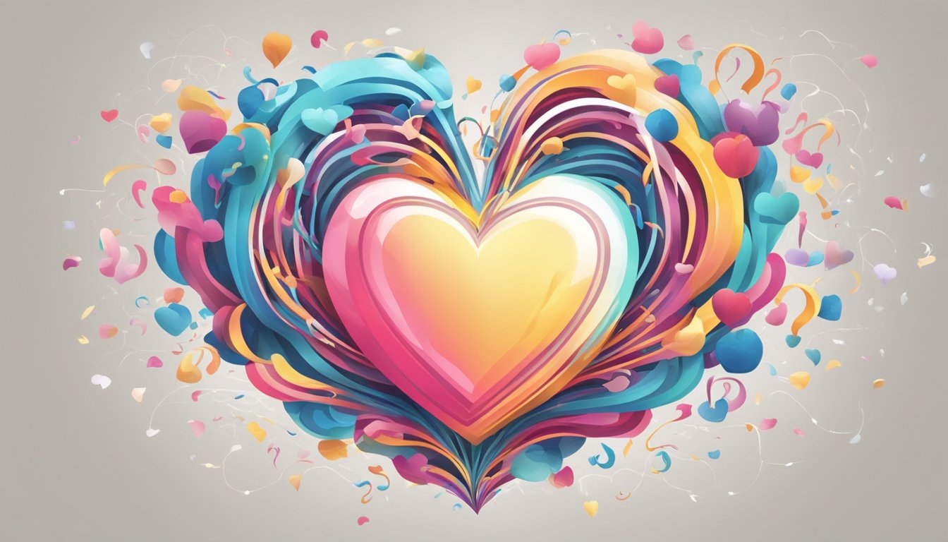 A heart pulsing rapidly with question marks swirling around it