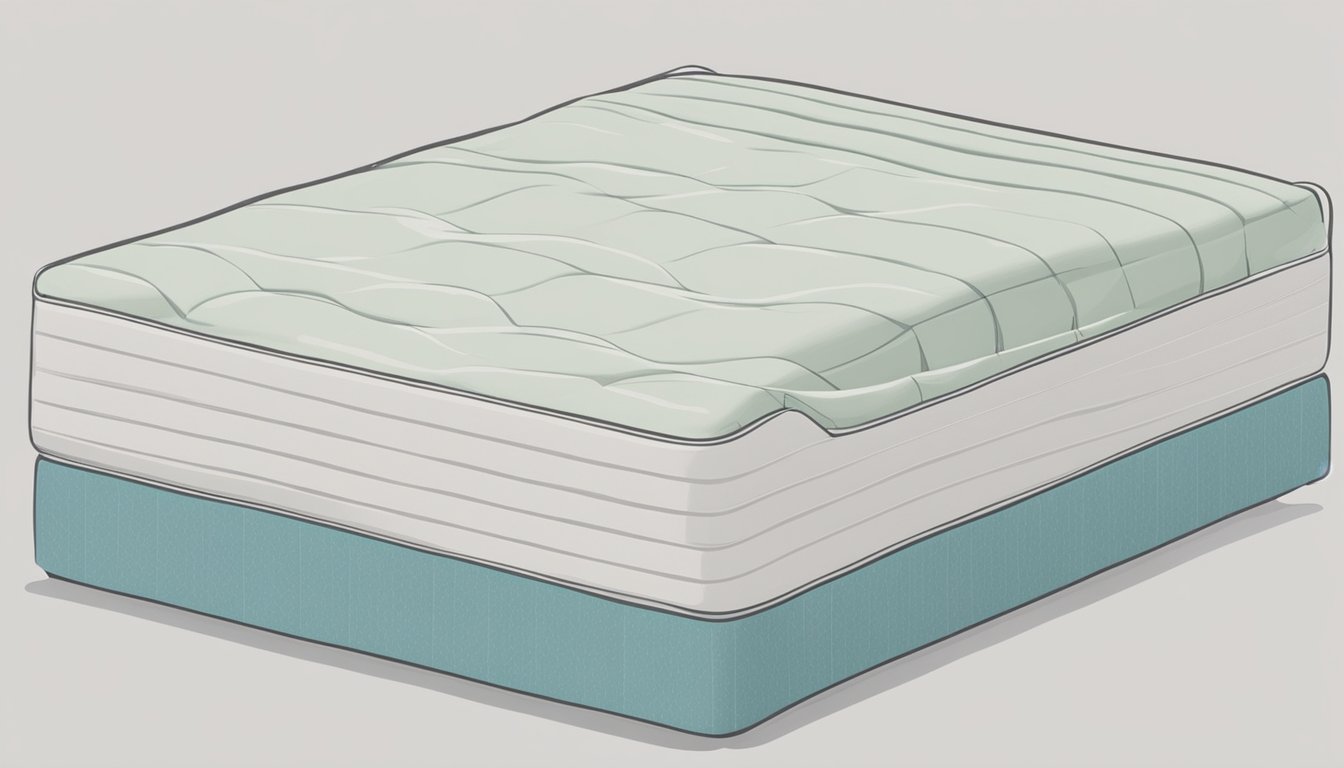 A single mattress is smaller than a super single. Show two mattresses side by side, with the single one visibly smaller