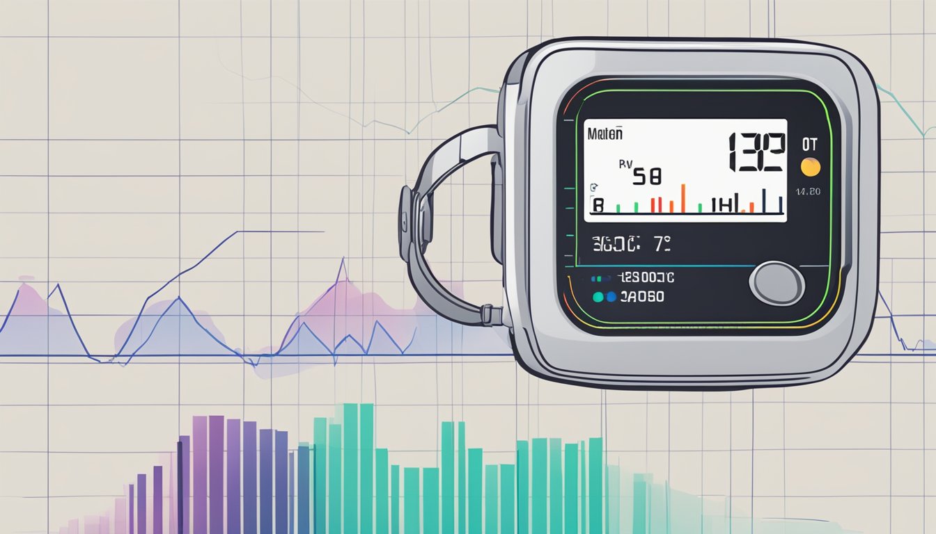 A heart rate monitor displaying a resting heart rate reading in Singapore