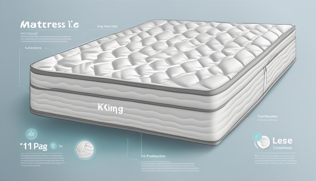 A king size mattress unfolds from its packaging, revealing its foldable design