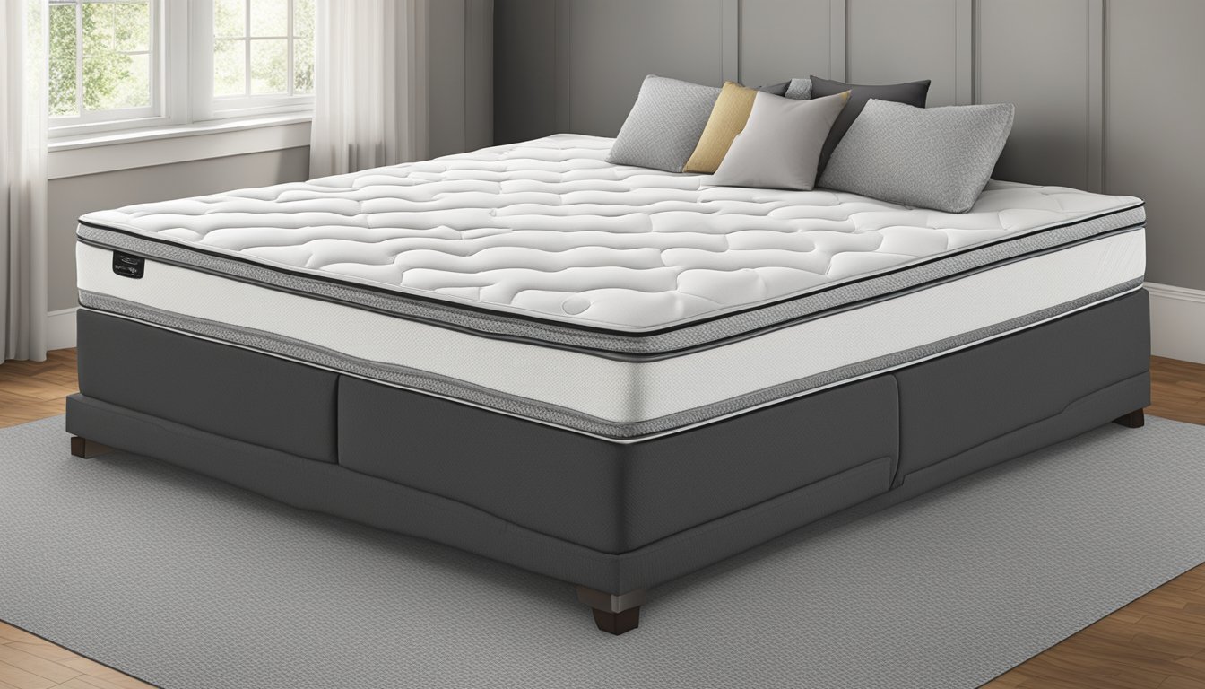 A Euro Top Spring Mattress is being unveiled, showcasing its plush top and sturdy spring construction