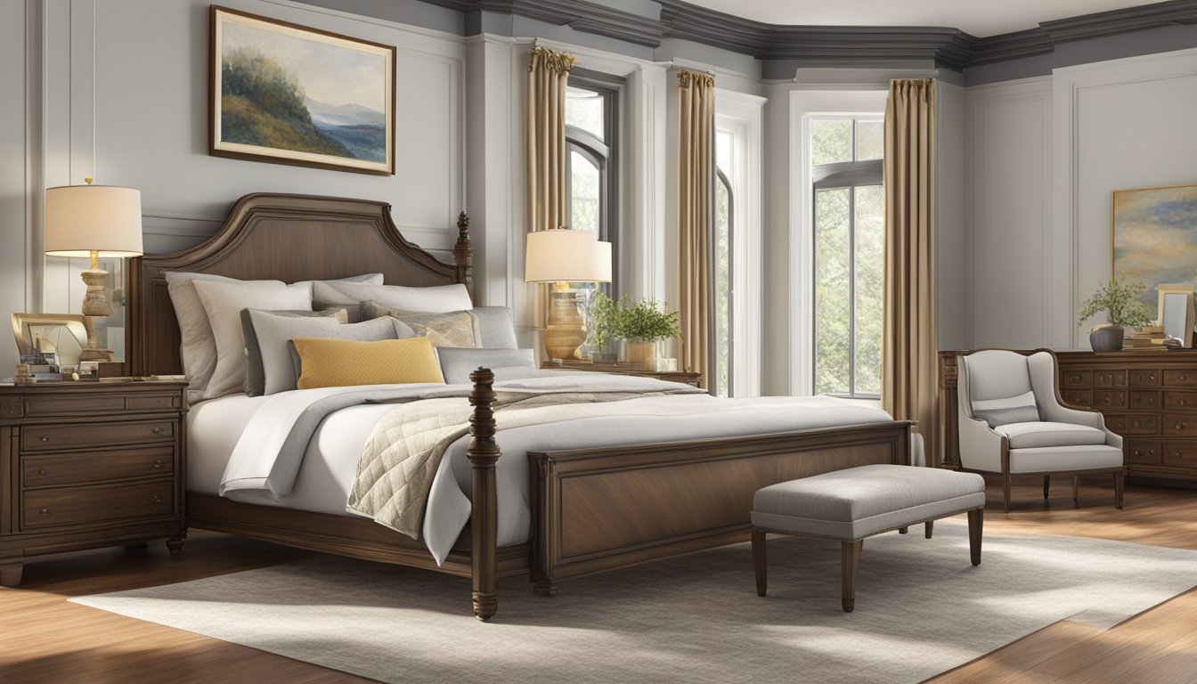 A king bed dominates the room, dwarfing a queen bed nearby