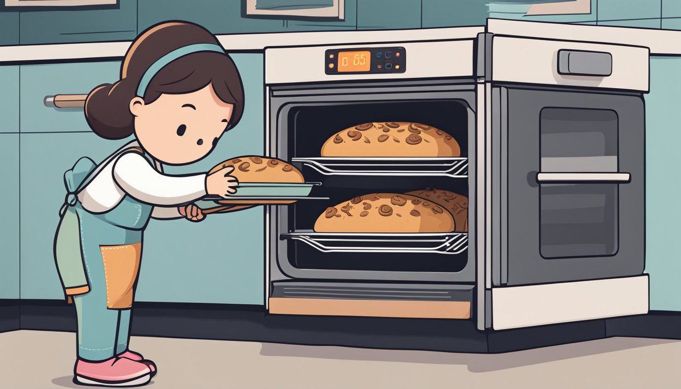 A woman carefully selects an oven from a variety of options, considering size, features, and temperature control for her baking needs