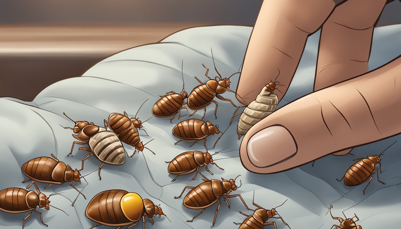 Bed bug eggs are being removed from clothing using effective treatment methods