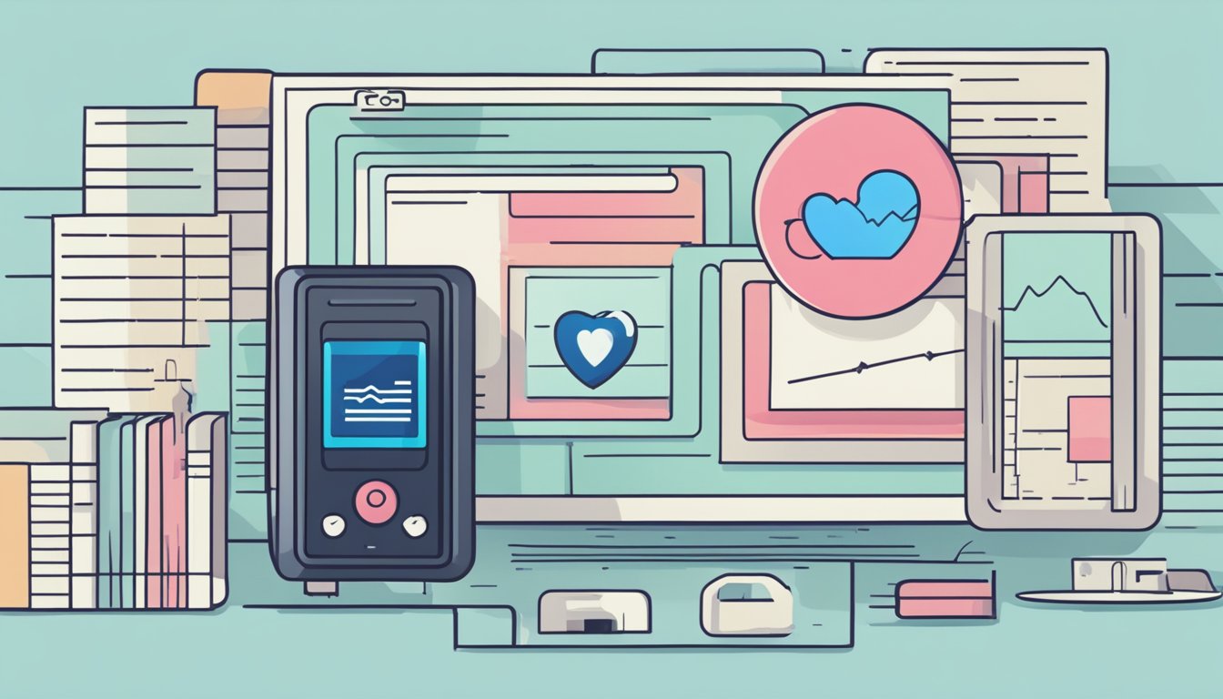 A heart rate monitor displaying a low reading, with a question mark hovering above it