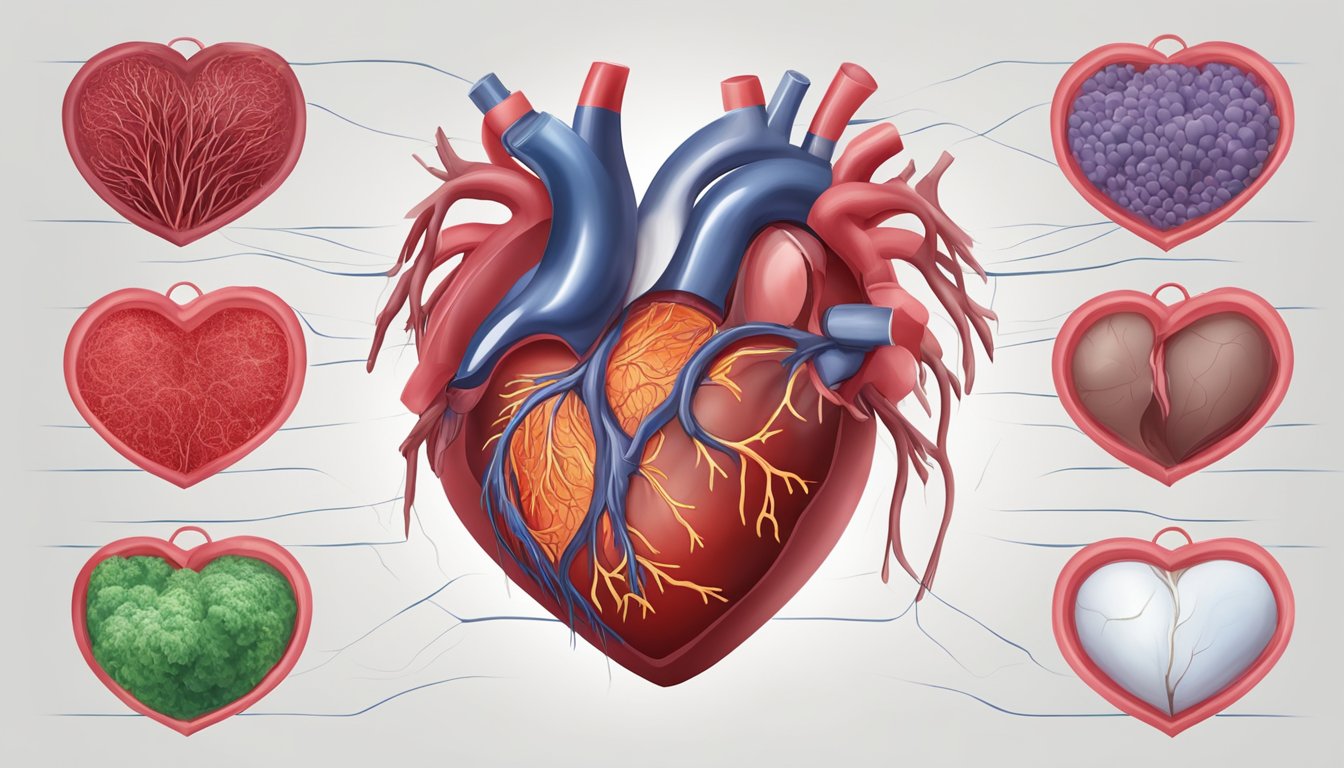 A blood clot forms in the heart, blocking blood flow and leading to death
