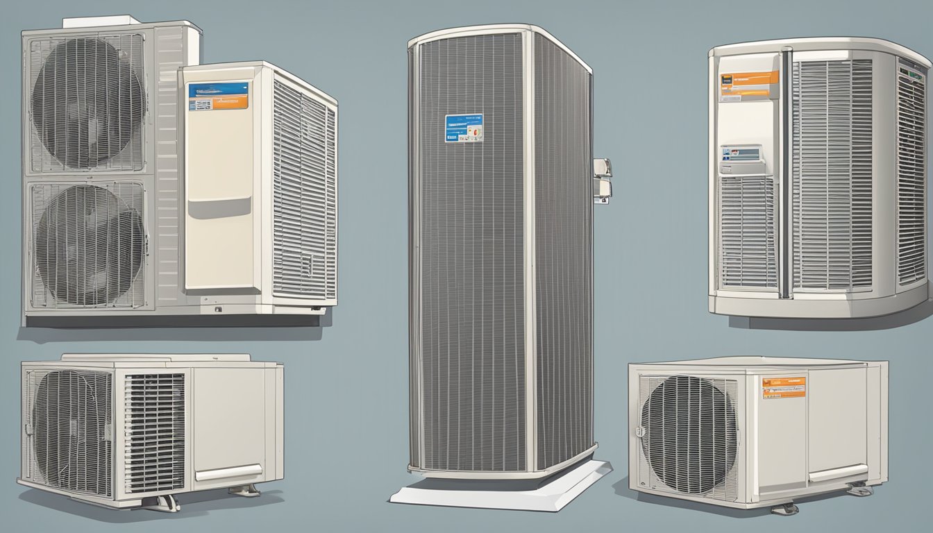 A price list for air conditioning units with a "Frequently Asked Questions" section