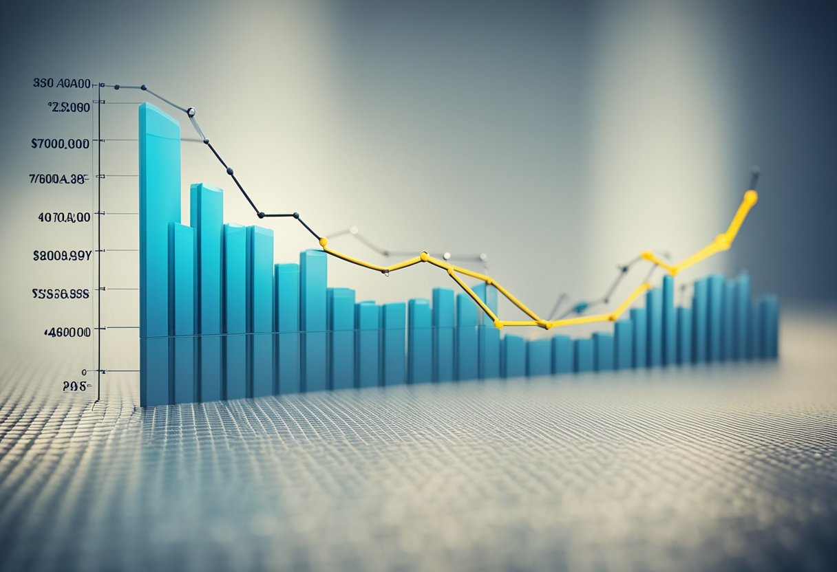 Factors affecting electricity prices: graph showing fluctuation. Potential elements: supply and demand, fuel prices, government policies
