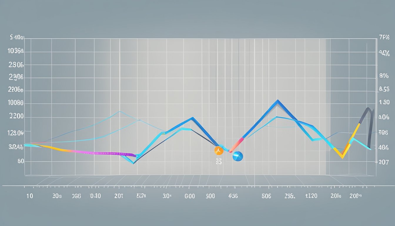A graph showing heart rate at rest increasing with age