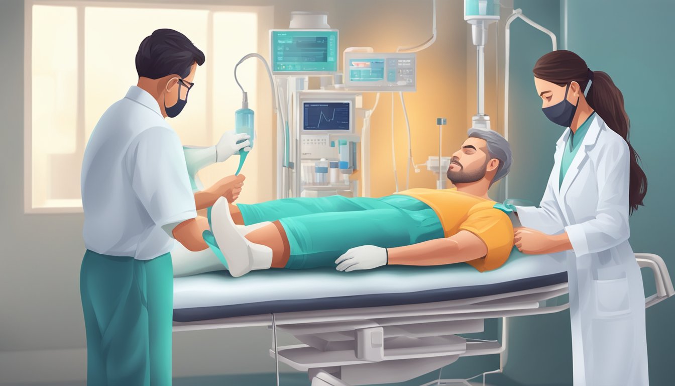 Nitroglycerin is being administered in a clinical setting to treat heart attacks