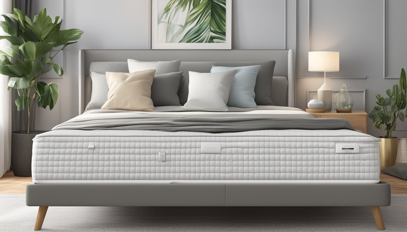 A king size mattress measures 183 cm x 203 cm, with a thickness of 20-25 cm