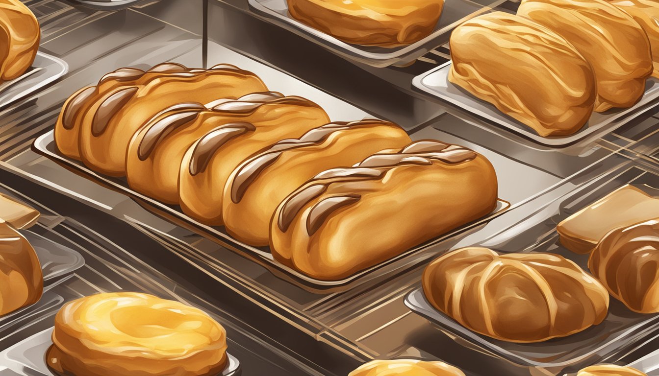 Golden brown pastries emerge from a modern Singaporean oven