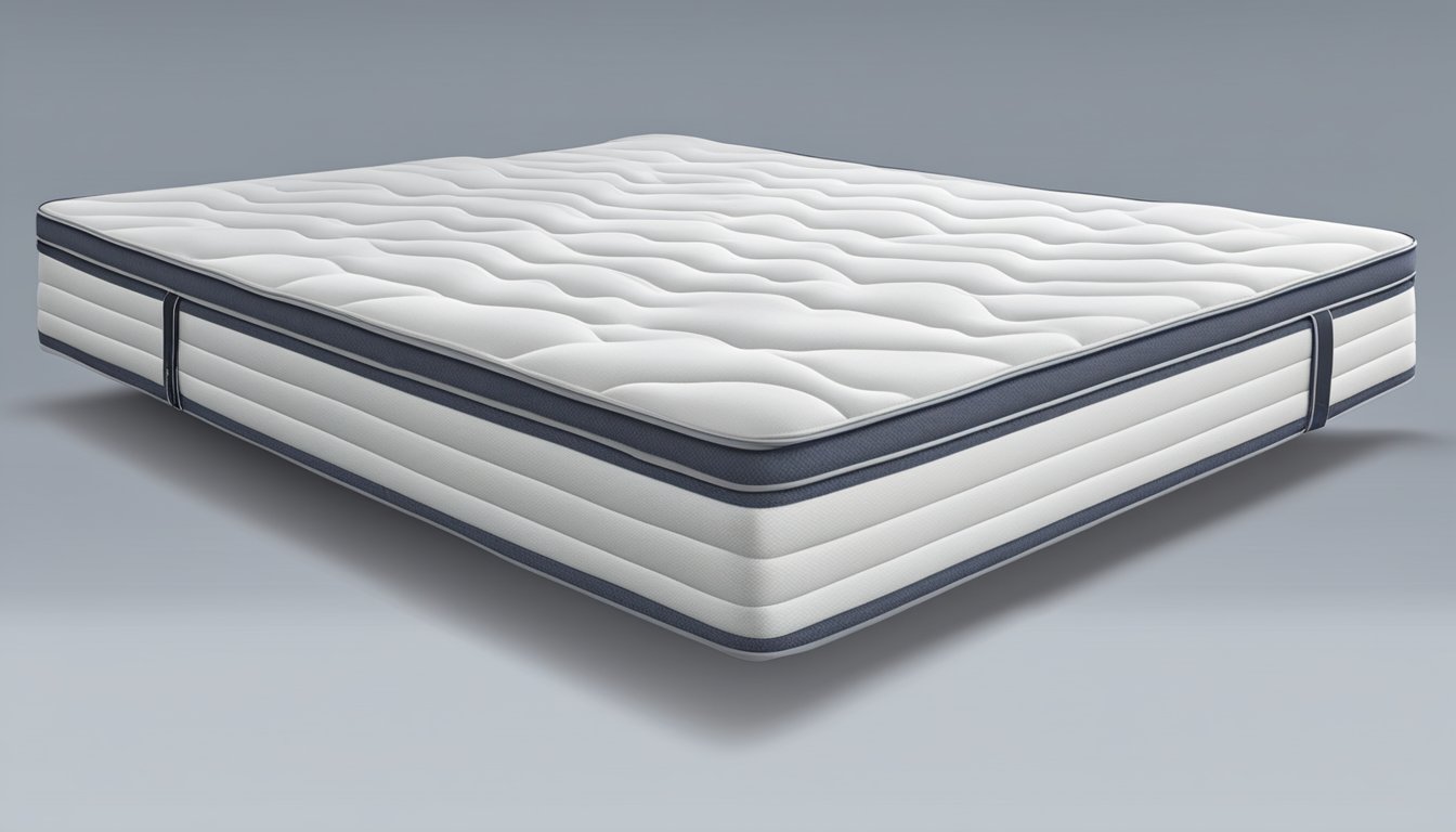A firm mattress with ergonomic support and pressure relief zones
