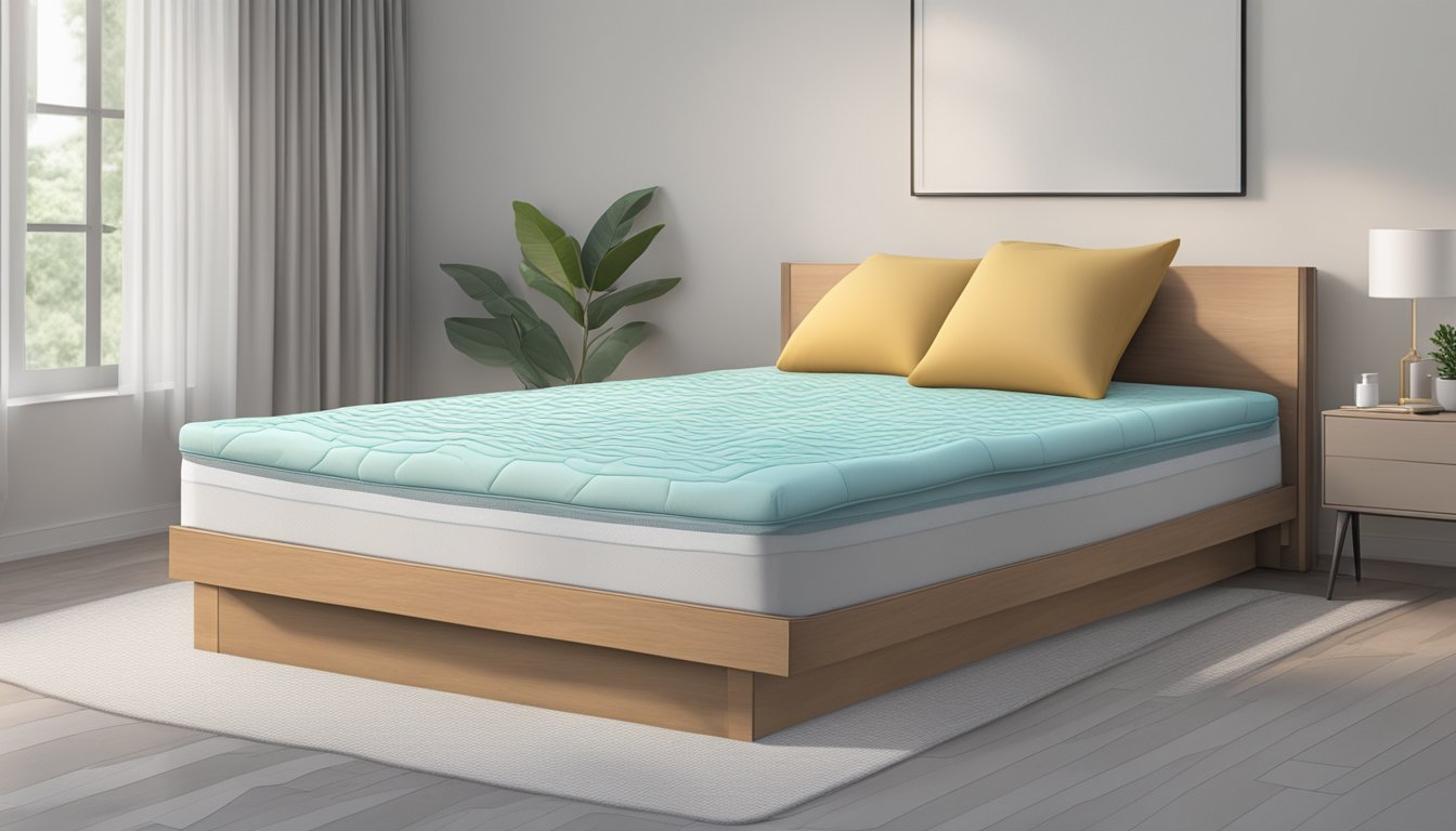 A sagging mattress sags in the middle, causing discomfort and disrupting sleep