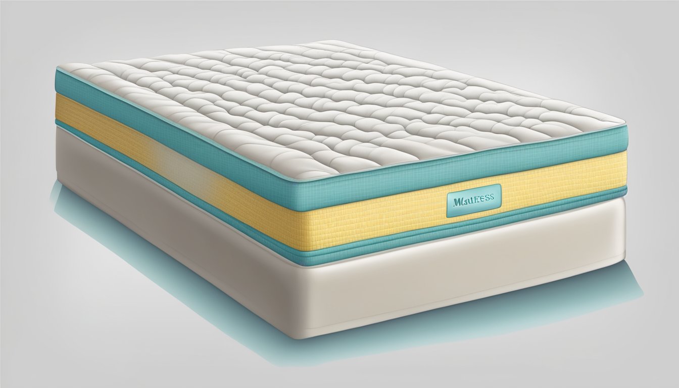 A firm, orthopedic mattress with memory foam and lumbar support