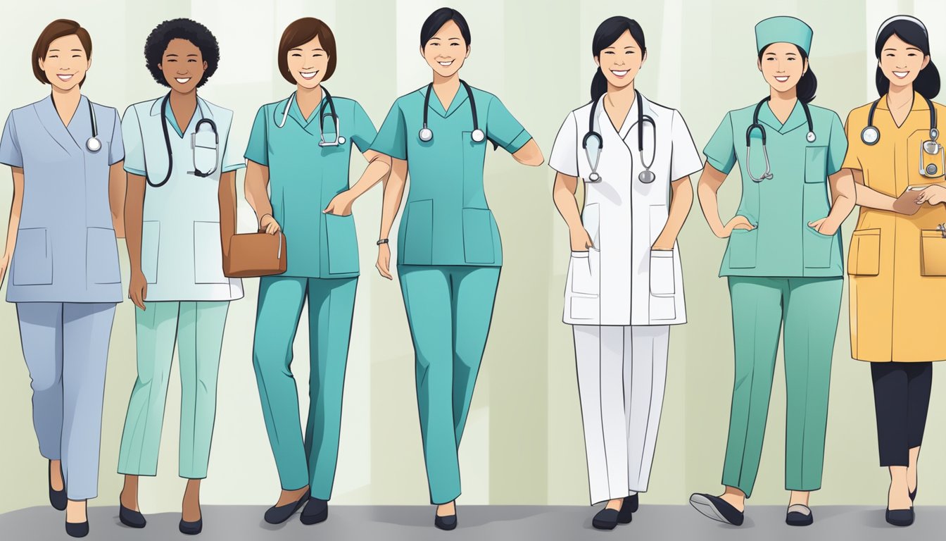 A nurse's career progression in Singapore, with salary details