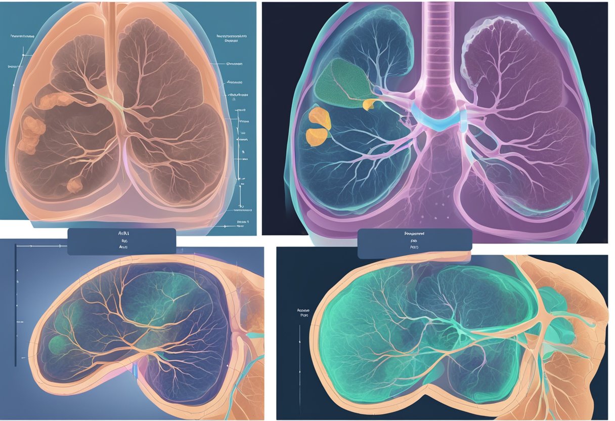 An AI program analyzes lung ultrasound images for signs of COVID-19