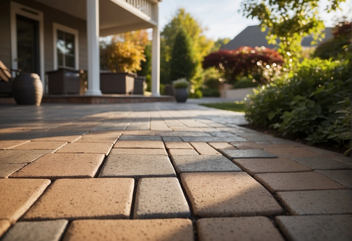 A paved patio withstands heat and humidity. Use durable, low-maintenance pavers. Consider concrete, clay, or natural stone options