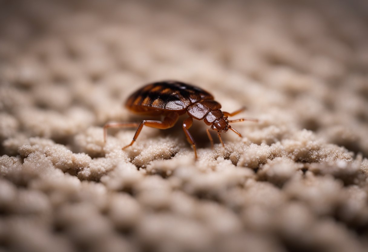 Bed bugs crawl across floors, walls, and furniture to move between rooms, spreading through cracks and crevices