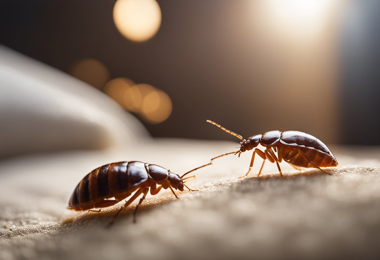 Bed bugs crawl from room to room, infesting furniture and bedding