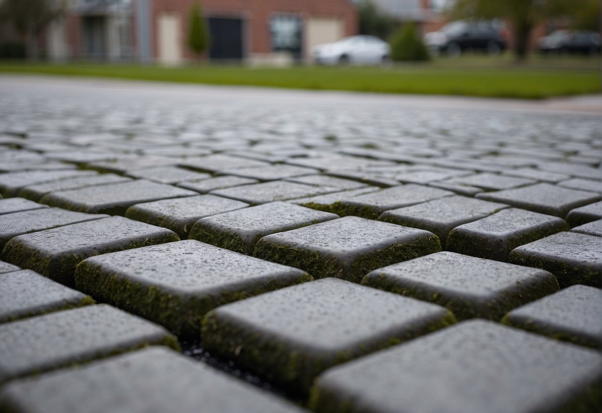 Pavers being sealed and maintained in different climate conditions